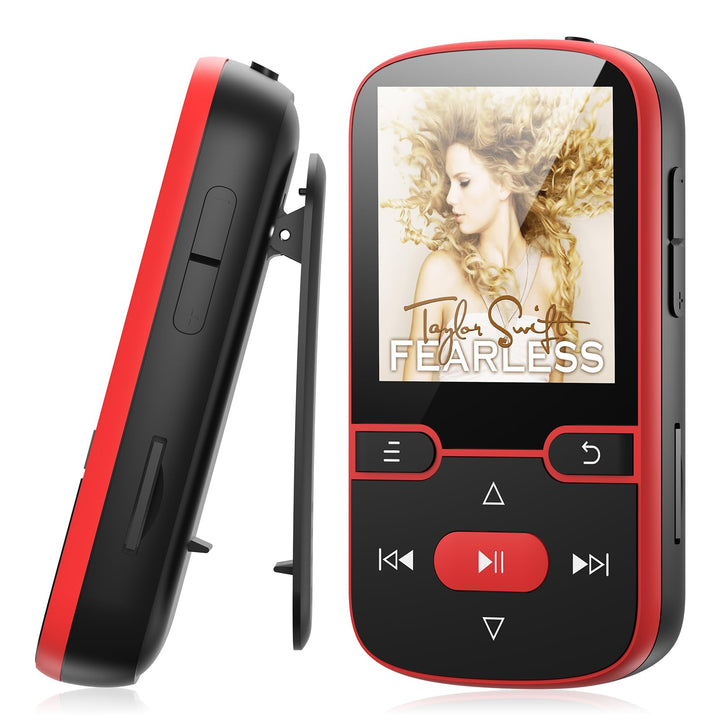 64 GB MP3 Player mit Bluetooth 5.3, mp3-player und MP4-Player für Kinder | Nur 28g leicht mit Clip f
