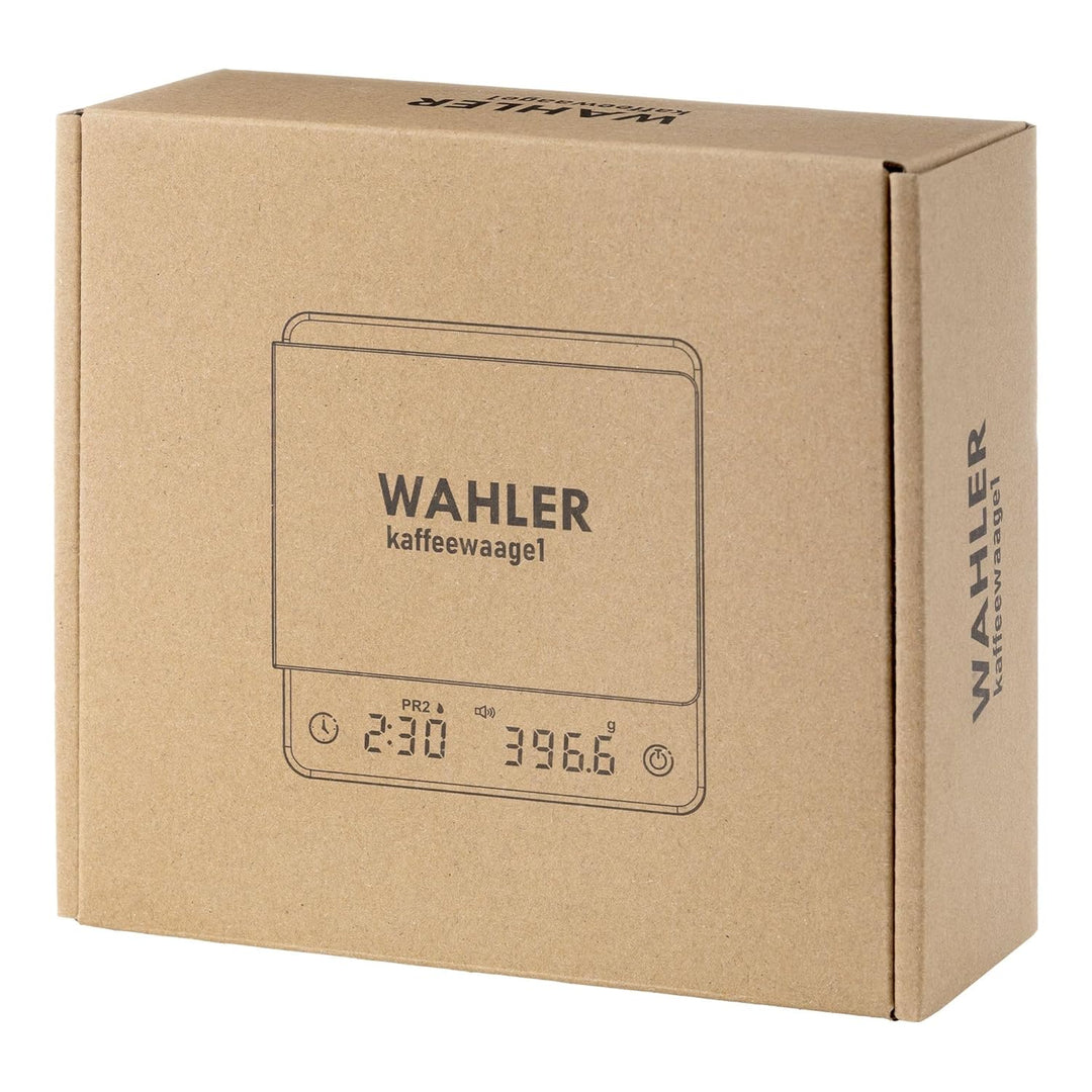 WAHLER® Kaffeewaage mit Auto Timer | Barista Mini Siebträger für Pour Over