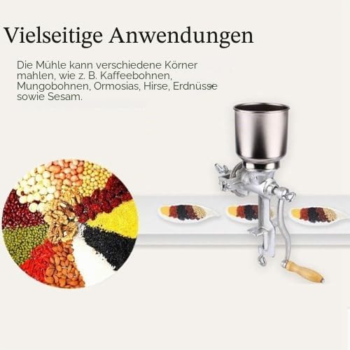 Getreidemühle, Manuelle Hand-Maisnuss-Getreidemühle, Küchenwerkzeug, Ausrüstung, Spezialnahrung, Won