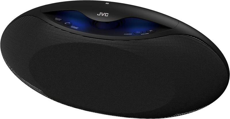JVC SP-ABT30-BEG Bluetooth Lautsprecher (v3.0 Bluetooth, NFC, 10 Watt) schwarz, schwarz