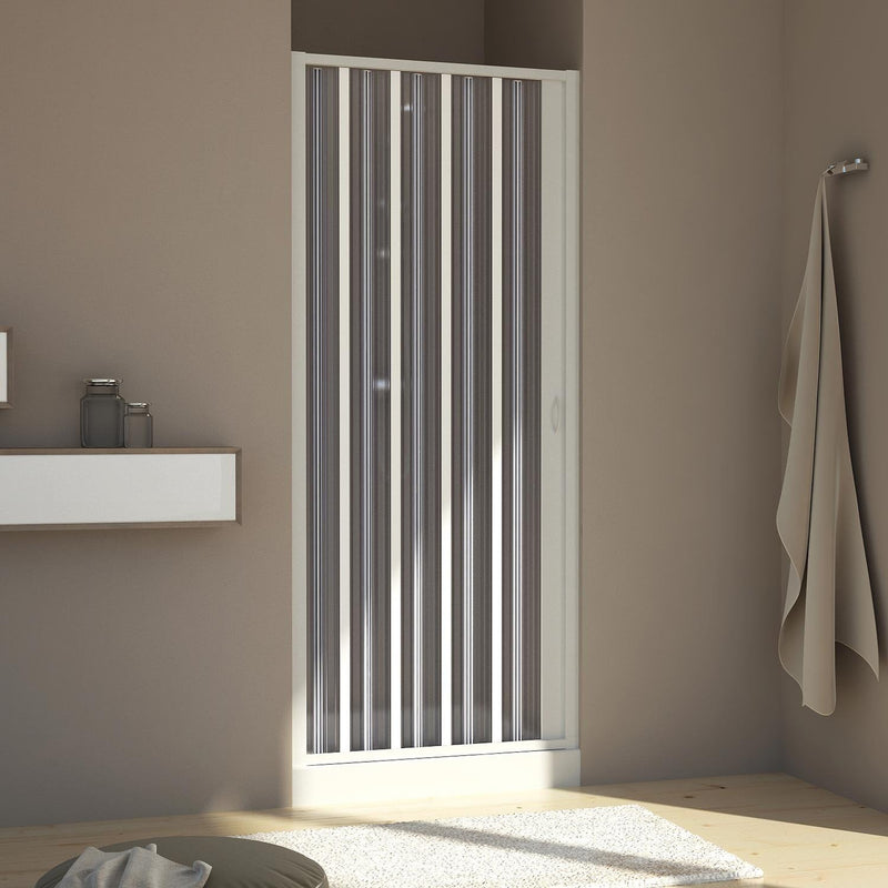 Forte Duschtür in PVC 60 cm H185 mod. Aura Seitlich, 60 CM