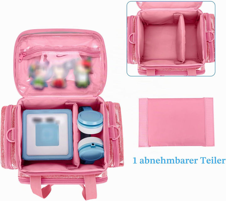 LoDrid Tragetasche kompatibel mit Tonie, Aufbewahrungstasche Organizer für Audio-Player-Set und Zube