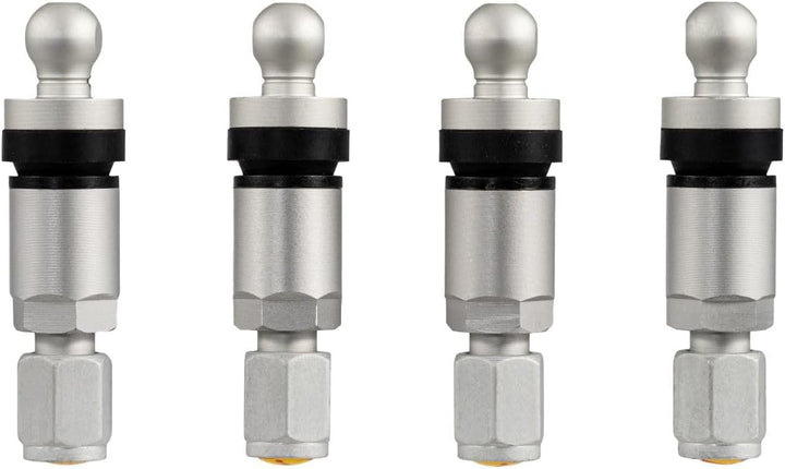 4x RDKS TPMS Reifendrucksensor Reifendruckkontrollsystem Metallventil Silber passend für Sebring Voy