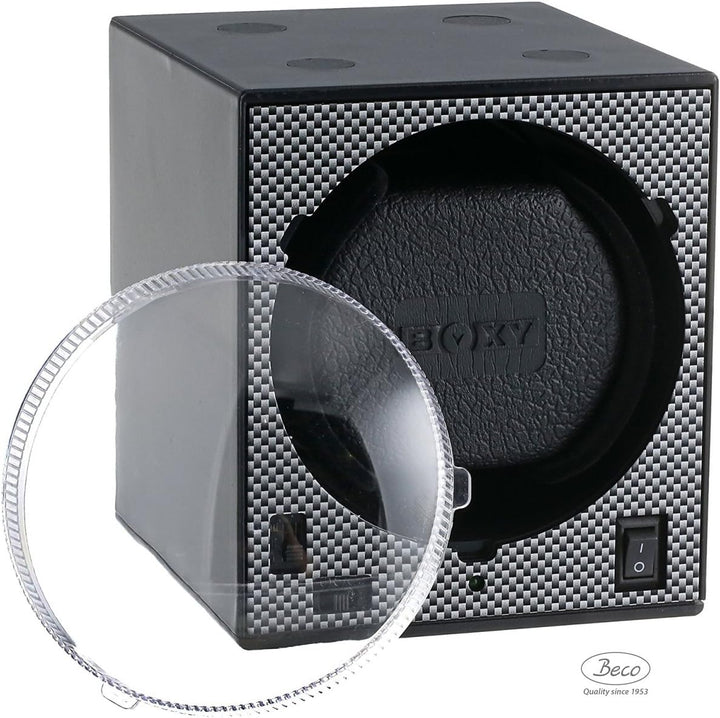 Uhrenbeweger Boxy Classic CARBON EDITION PRO2 - erweiterbares Uhrenbeweger System