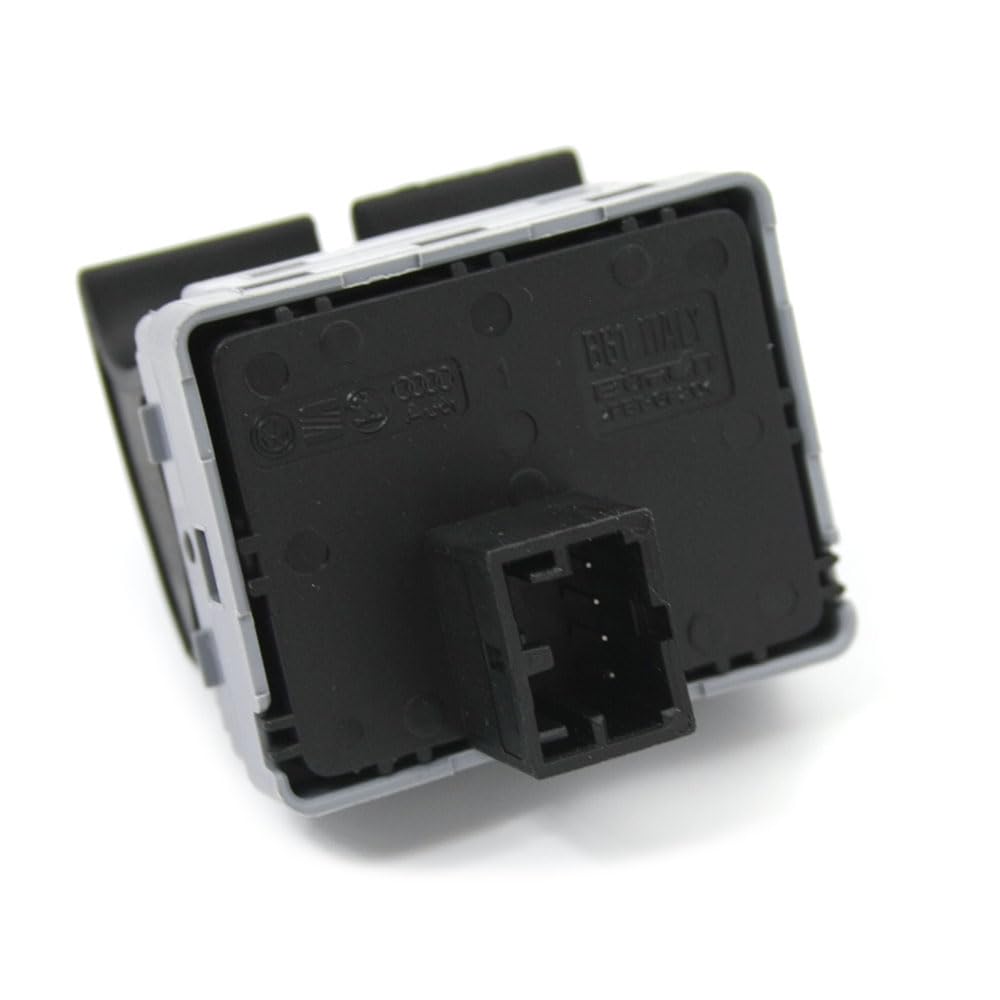 Volkswagen 7E0959855B 9B9 Schalter Fensterheber Fahrerseite 2-fach Satinschwarz