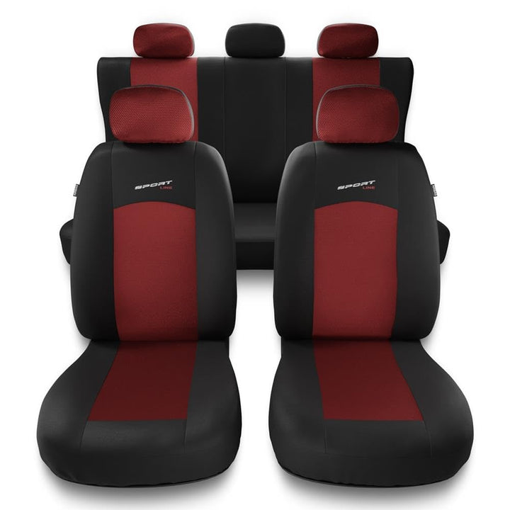 Mossa - Universal Sitzbezüge Auto kompatibel mit Dacia Sandero I, II (2008-2019) - Autositzbezüge Sc