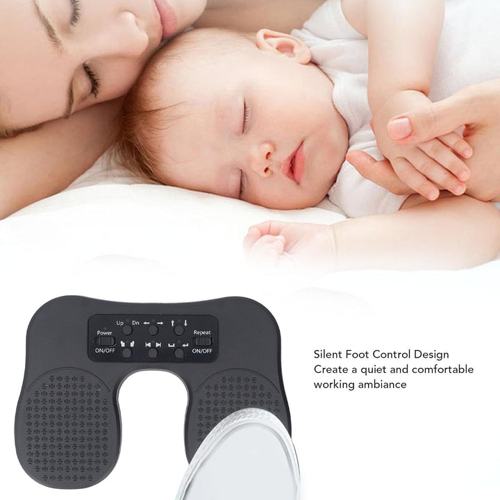 Musik Page Turner Pedal, Silent Wi Fi BT USB C Kabelverbindung, Individuelles Fusspedal für Tablets,