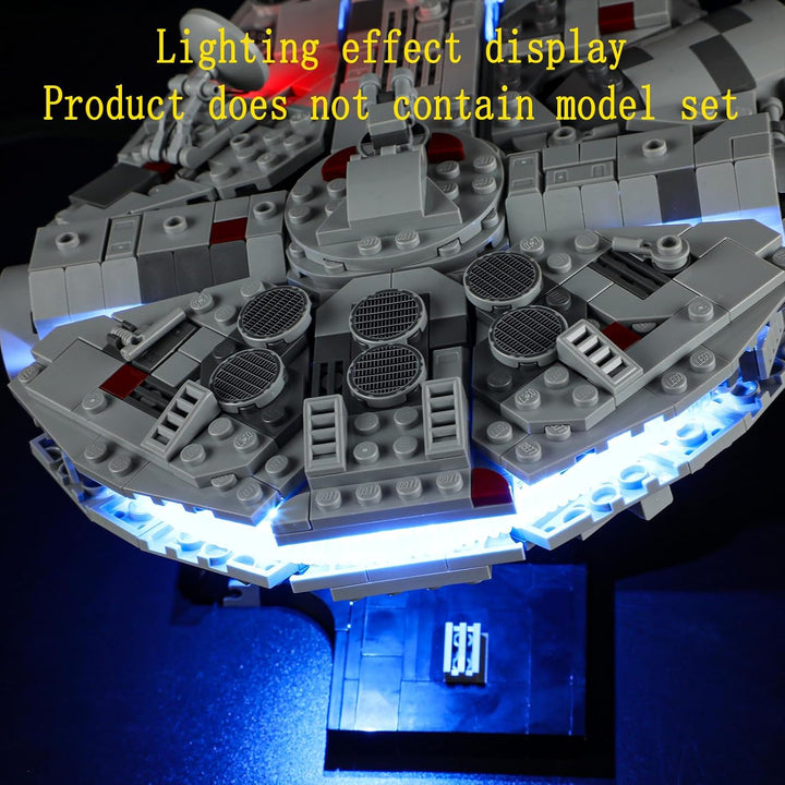 GEAMENT 2024 LED Licht-Set Kompatibel mit Lego 75375 Millennium Falcon 2024 (Modell-Set Nicht enthal