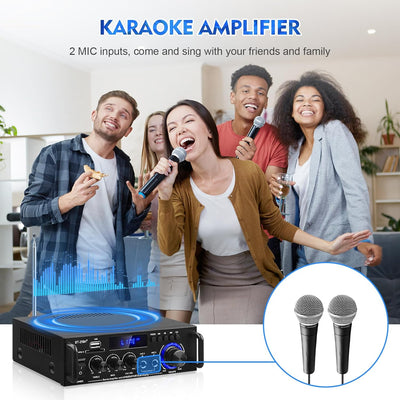 HiFi-Verstärker BT-298A+ Bluetooth5.0 Mini Stereo-Audioverstärker Receiver 2 Kanäle 40W x 2 Digitale