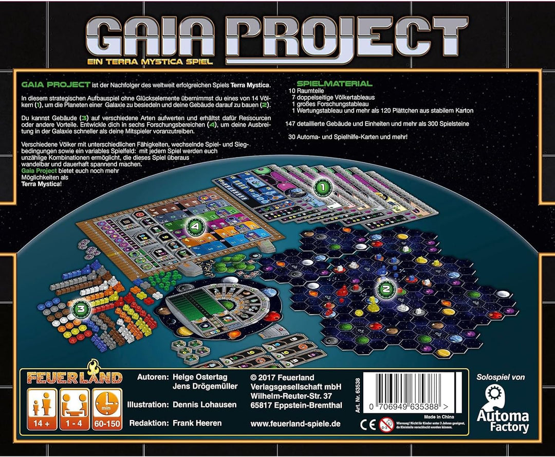 Feuerland Spiele 13 - Gaia Project