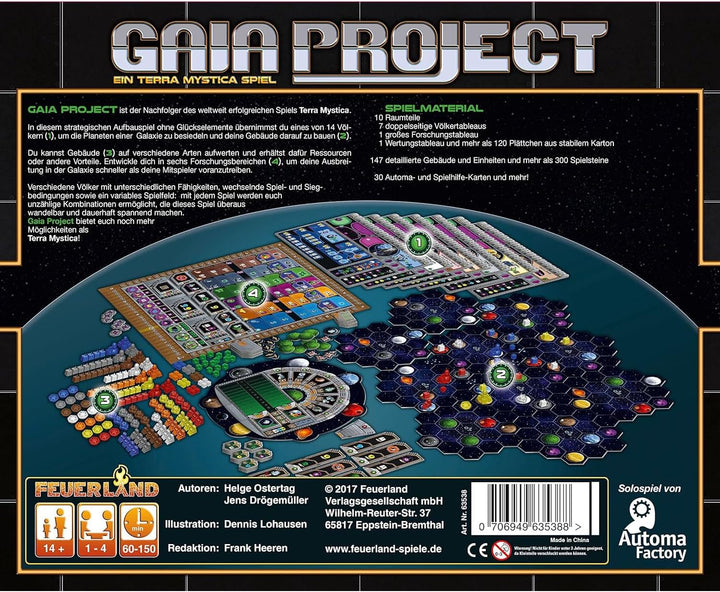 Feuerland Spiele 13 - Gaia Project