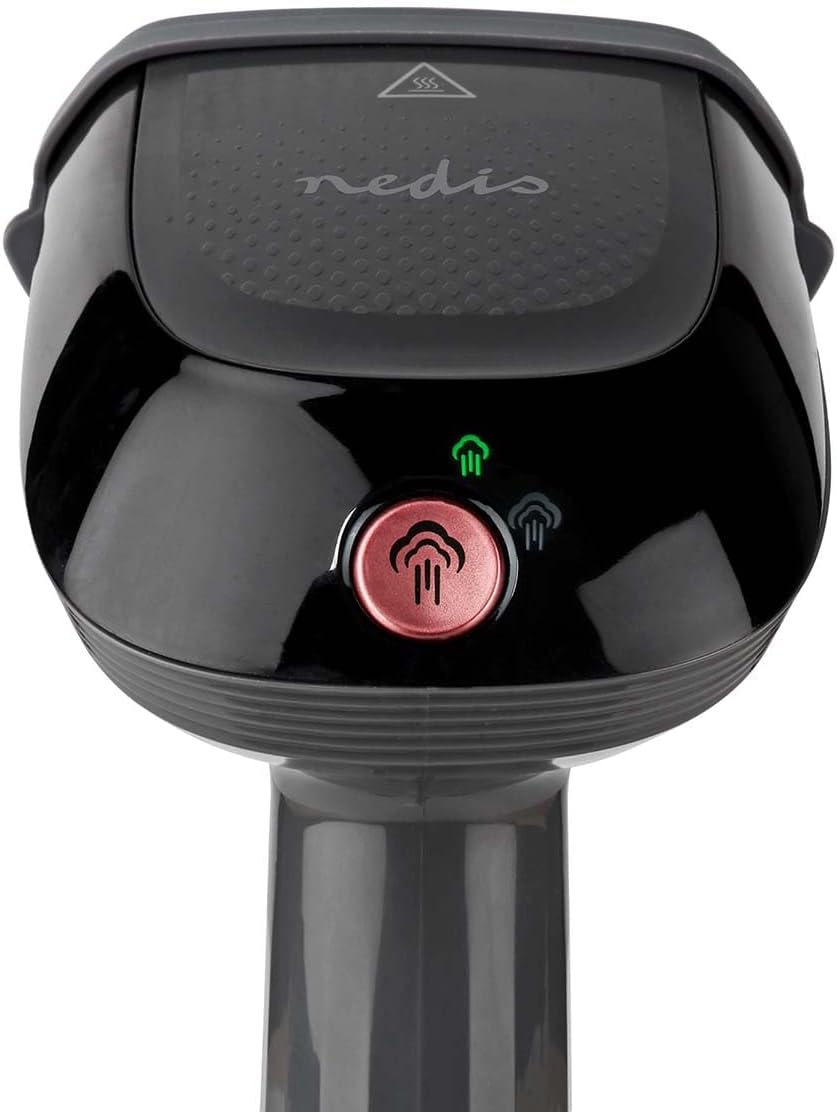 Nedis Bügeleisen - 1400 W - Edelstahl - 0.32 l, Schwarz