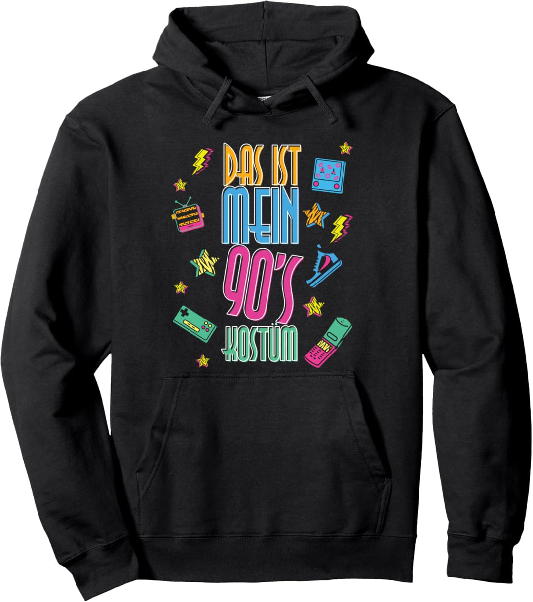 Das ist mein 90er Kostüm Pullover Hoodie
