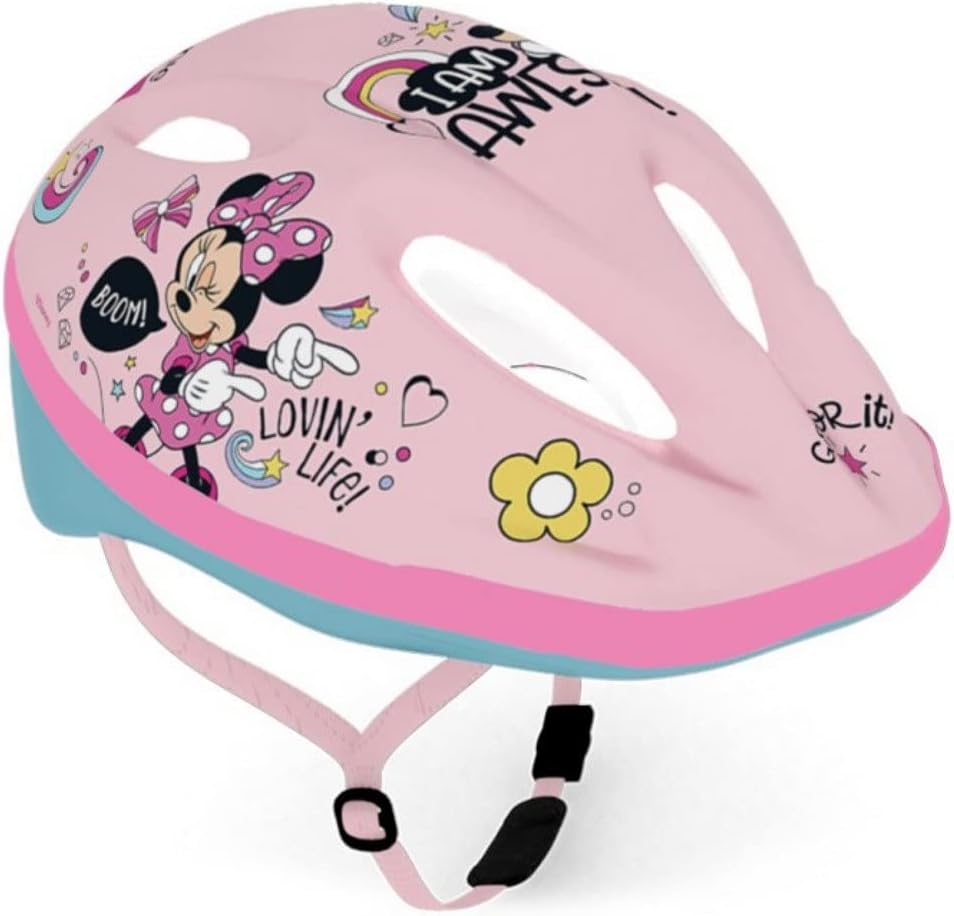 Disney Unisex Jugend Minnie Mouse Fahrradhelm, Mehrfarbig, Einheitsgrösse