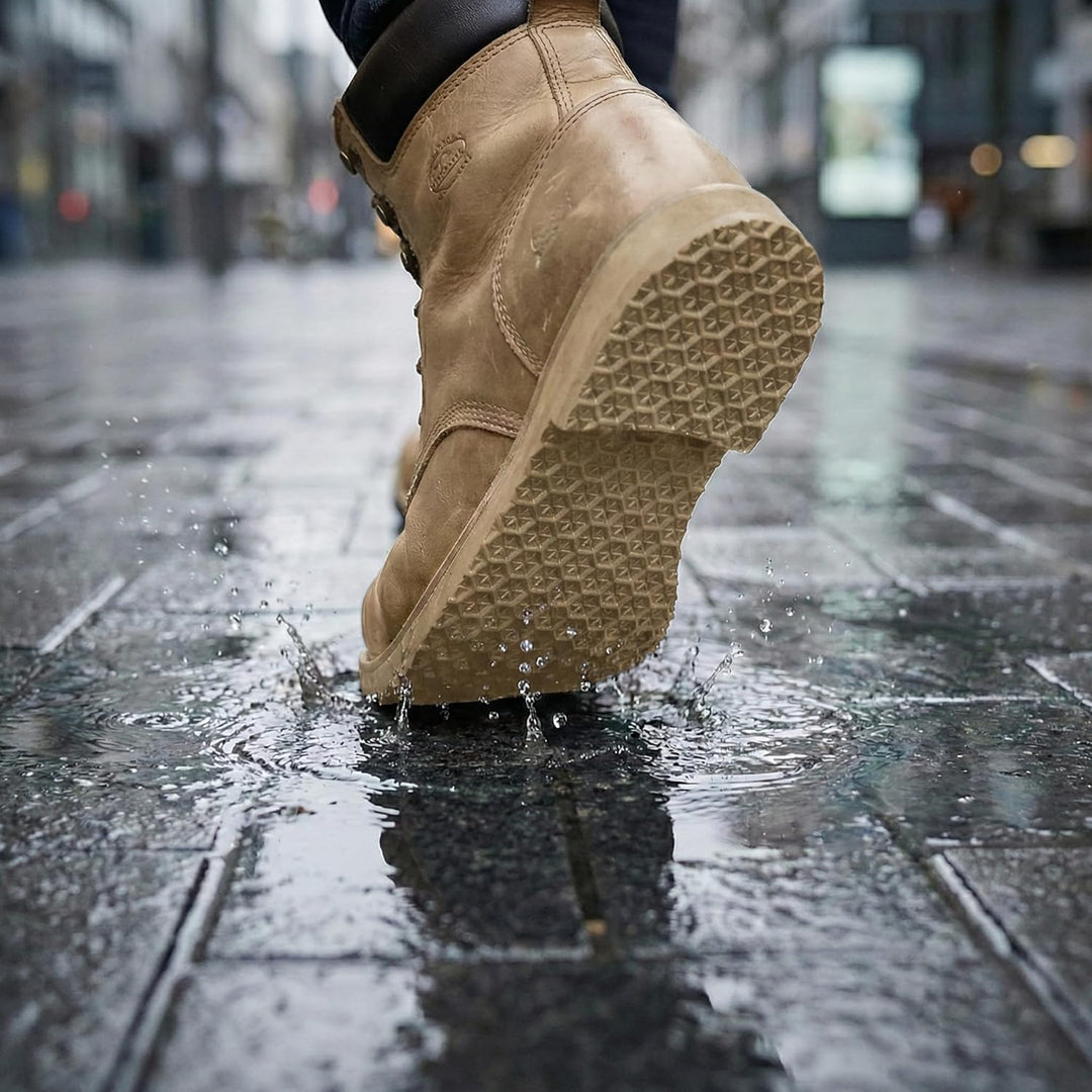 Langlauf Schuhbedarf Schuhreparatur Sohle Ivoire Star - Zellkautschuk Langsohle - Schuhsohle - Anti