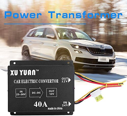 KIMISS Auto Stromrichte Spannungsreduzierer DC 24 V zu 12 V Power Converter Elektrische Inverter Spa