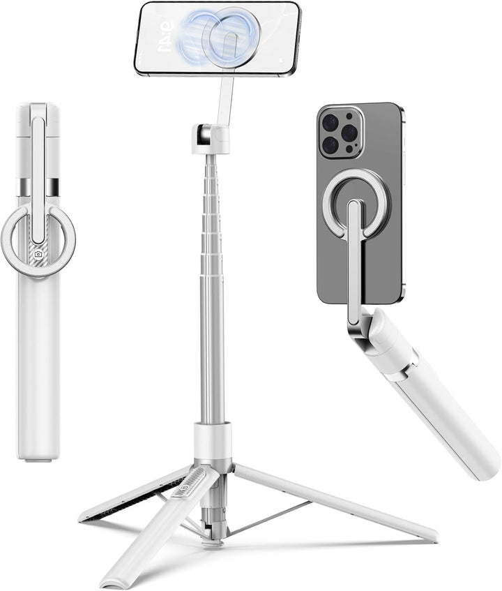 TONEOF 173cm Magnetisches Selfie Stick Stativ, Stark Magnetischer Aluminium Halter für Magsafe-Handy