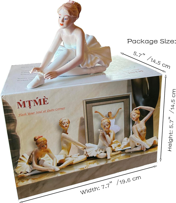 Porzellanfiguren Ballett, geformte Statue, Kunsthandwerk, Kunstwaren, Skulptur, Heimdekoration (Orna