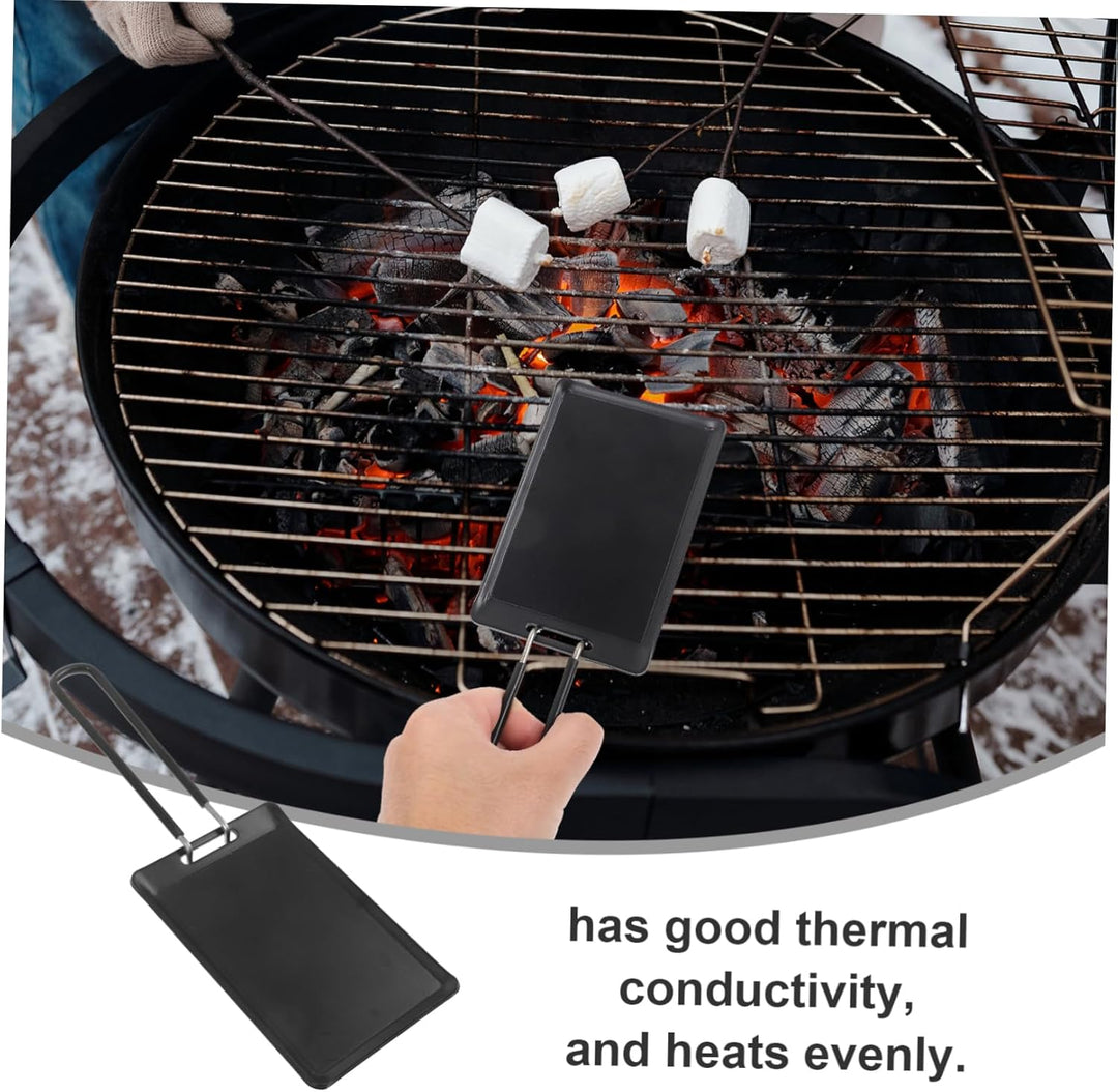UKCOCO 1 Satz stainless steel inoxlm Grillpfanne für Fleisch Grillplatte mit flachem Boden Wasserkoc