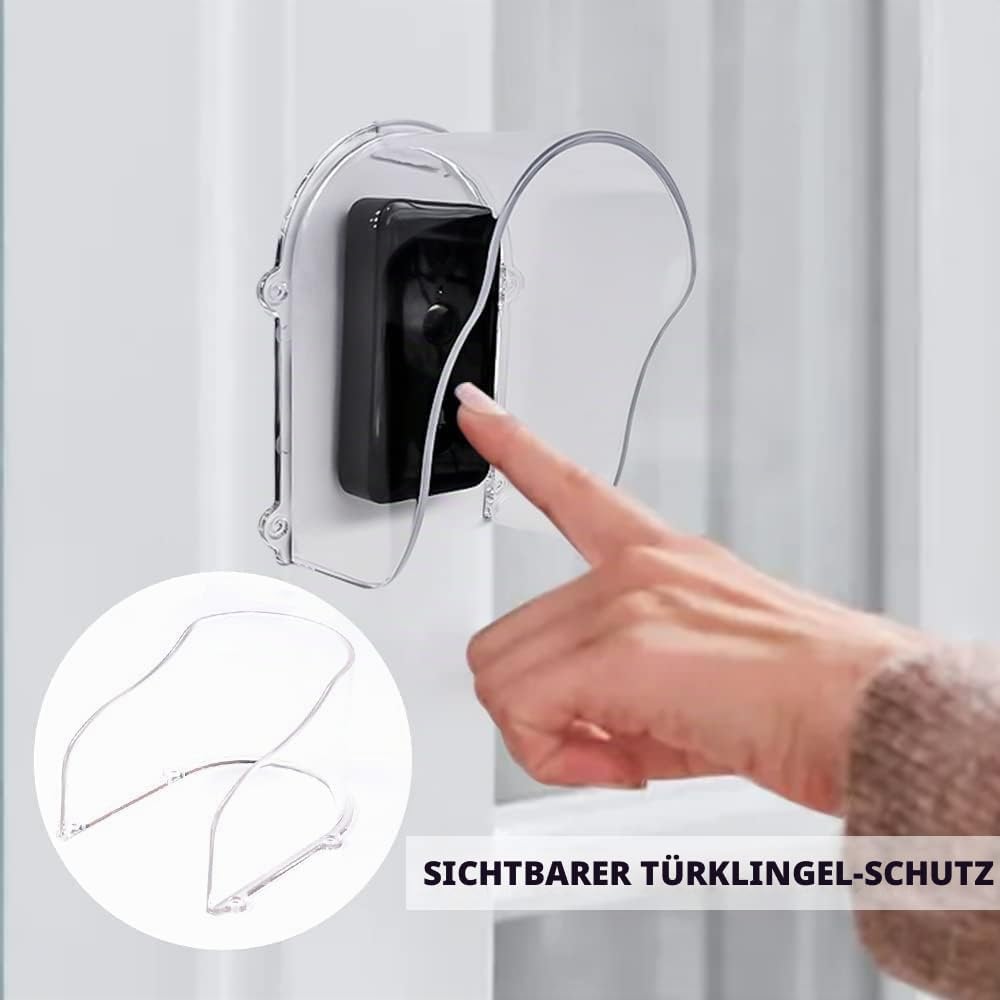 PC Klingelabdeckung geeignet für Funkklingel / Codeschloss Eingangstür/Haustür/Aussensteckdose wasse