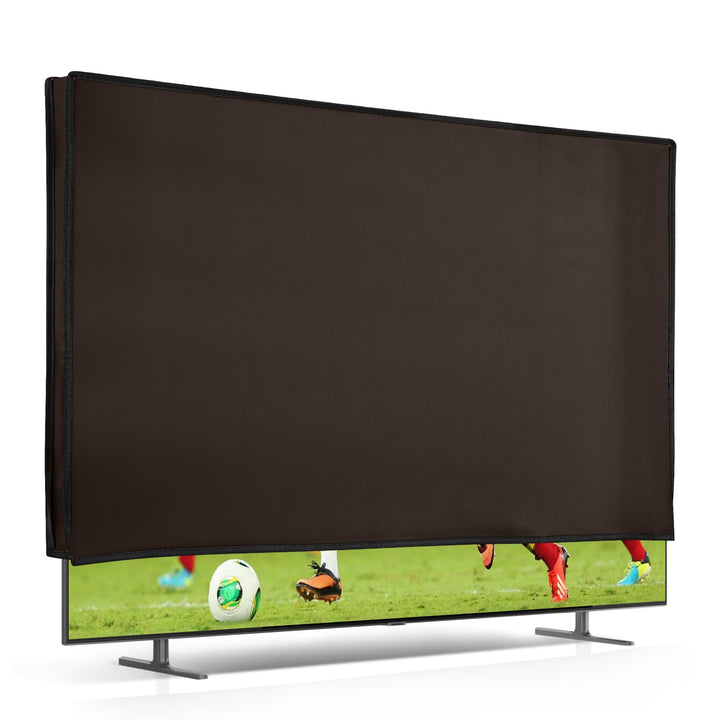 kwmobile 85" TV Abdeckung Indoor - Fernseher Hülle Bildschirmschutz Abdeckung - TV Bildschirm Staubs