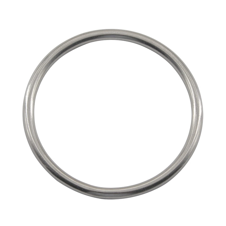 (1 Stück) M12 x 120 mm massiver nahtloser O-Ring 304 Edelstahl runder Ring glättender geschweisster