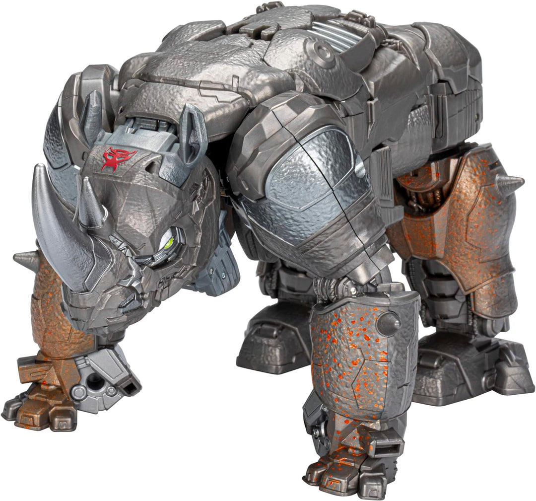 Transformers Spielzeug zum Film Aufstieg der Bestien, Smash Changer Rhinox Figur ab 6, 22,5 cm, Rhin