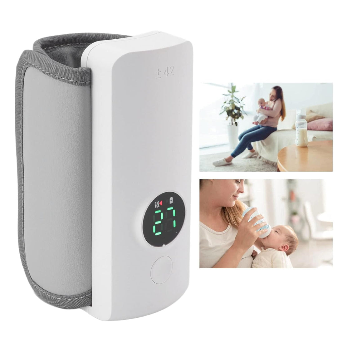 Babyflaschen-Kühltasche, ABS-Milchflaschen-Kühltasche, 18 W Tragbares Baby-Fütterungsgerät mit USB-A