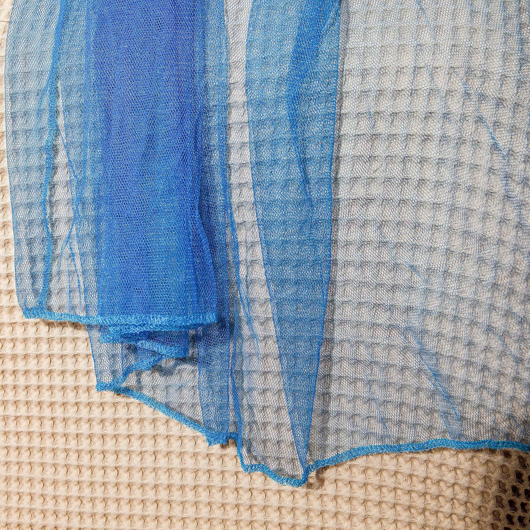 Blaues Betthimmel mit vorgeklebten leuchtenden Sternen - Prinzessinen Moskitonetz für Mädchen Zimmer