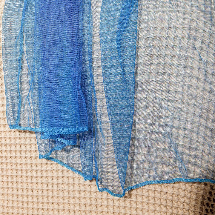 Blaues Betthimmel mit vorgeklebten leuchtenden Sternen - Prinzessinen Moskitonetz für Mädchen Zimmer