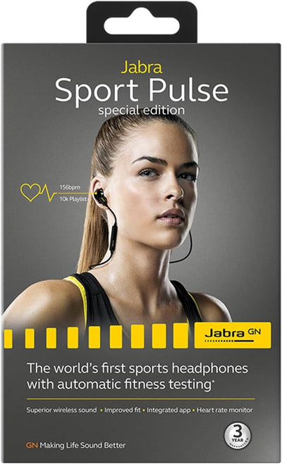 Jabra Sport Pulse Special Edition Wireless Bluetooth Kopfhörer (kabelloser Stereo Sport-Kopfhörer mi