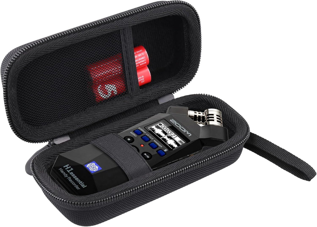 co2CREA Hart Reise Schutz Hülle Etui Tasche für Zoom H1essential 32-Bit Handy Recorder, Nur Hülle