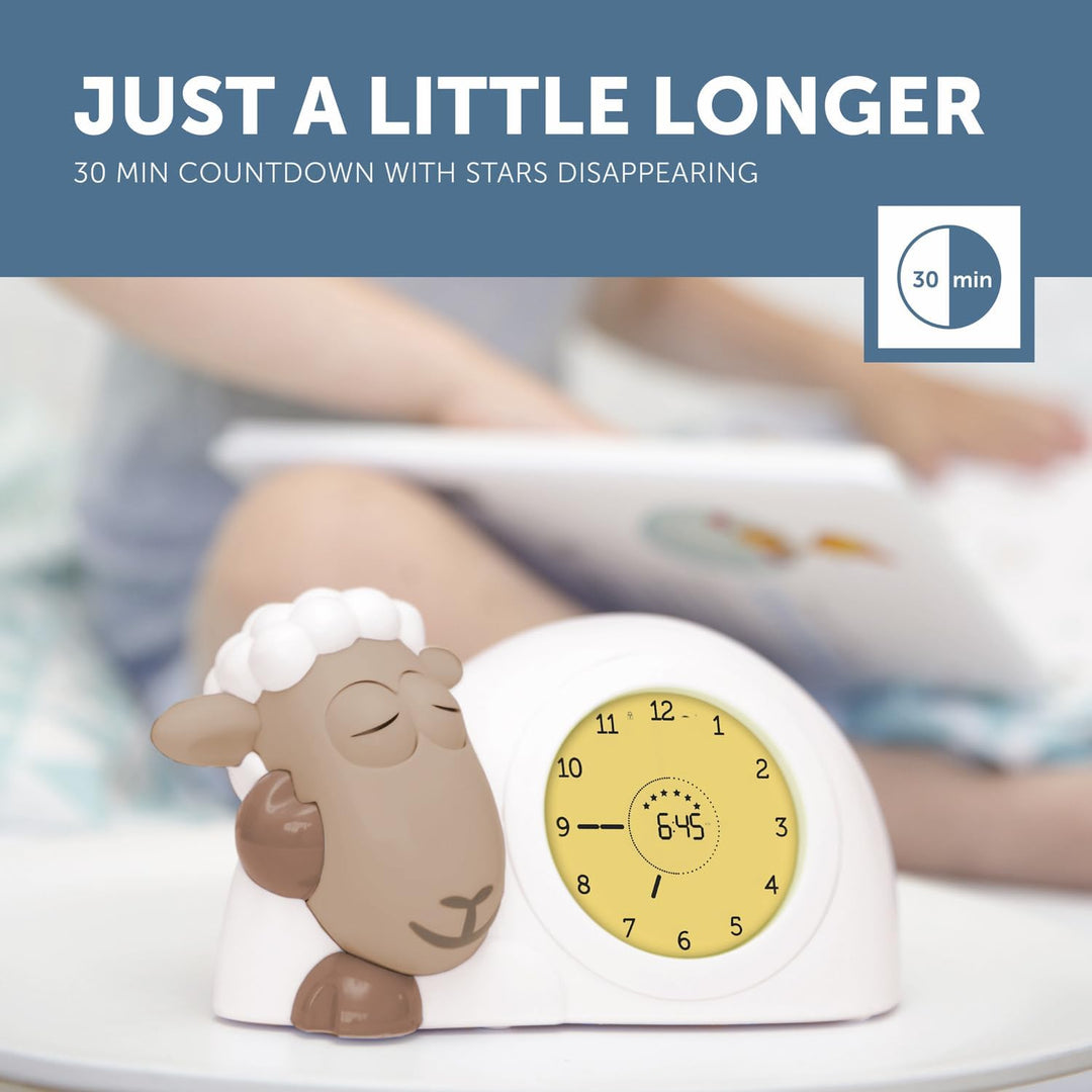 Zazu Sam The Lamb Uhr – Schlafcoach Uhr und Nachtlicht für Kinder | Bringt Ihrem Kind mit visuellen