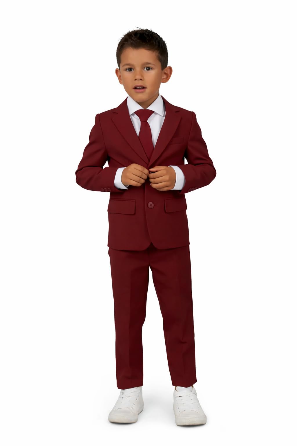 OppoSuits Einfarbiger Partyanzug für Jungen Outfit für Abschlussball und Hochzeit – inklusive Blazer