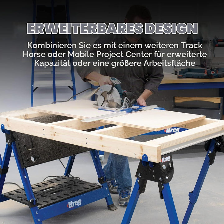 Kreg Arbeitsbock (KWS500) - Robuster und Vielseitiger Arbeitsbock - einstellbare Arbeitshöhe bis 906