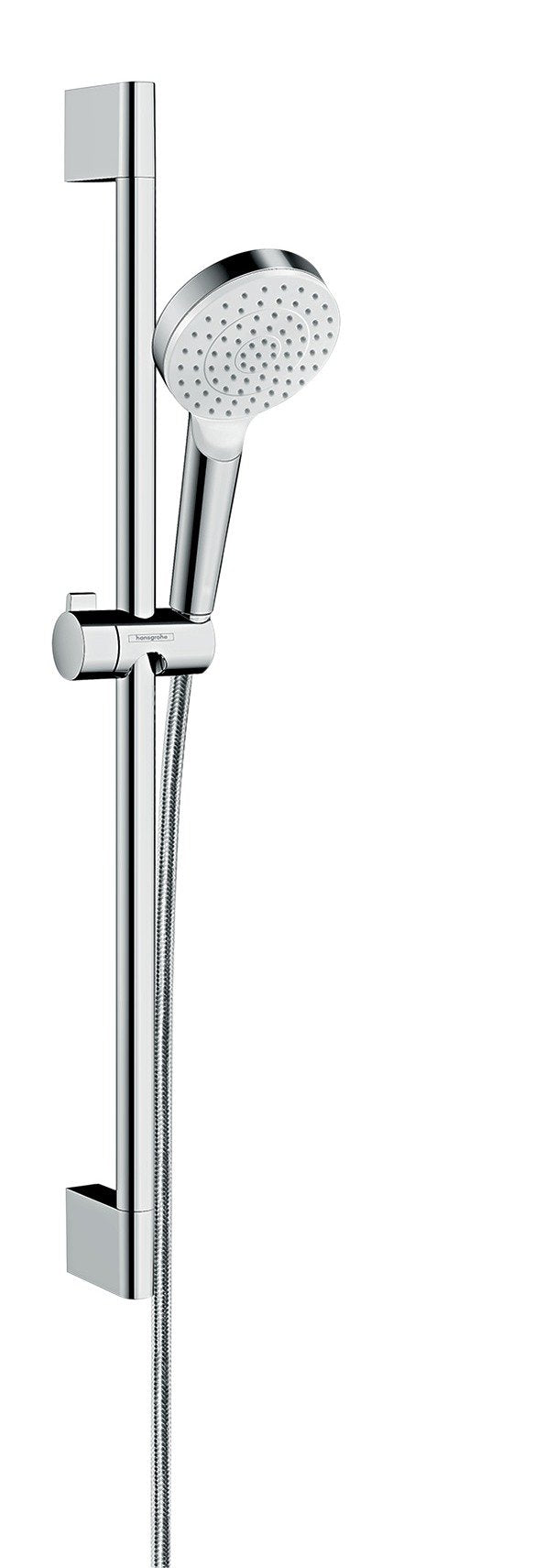 hansgrohe Crometta wassersparendes Duschset 0,65m, Weiss/Chrom Weiss/Chrom 0,65m Set 1 wassersparend