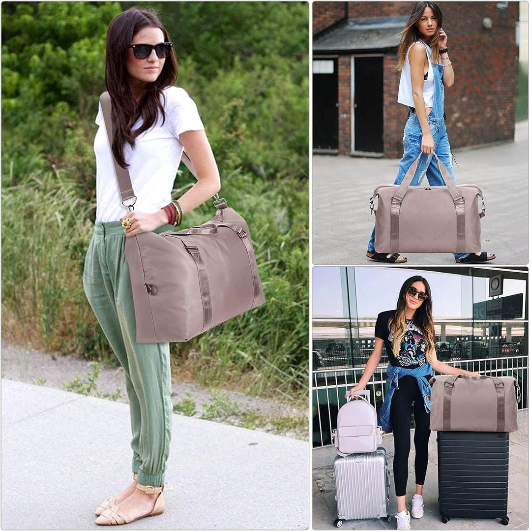 HAWEE Reisetasche Herren Gross Weekender Sporttasche Damen Wasserdicht Gym Bag Leichte Handgepäck Ta