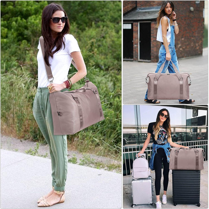 HAWEE Reisetasche Herren Gross Weekender Sporttasche Damen Wasserdicht Gym Bag Leichte Handgepäck Ta