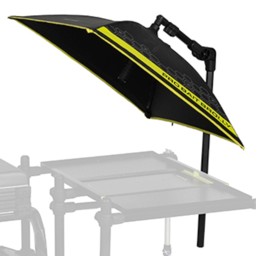 Fox Matrix Pro Bait Brolley 75x75cm - Schirm für Köderablage, Angelschirm für Sitzkiepen, Schutzschi