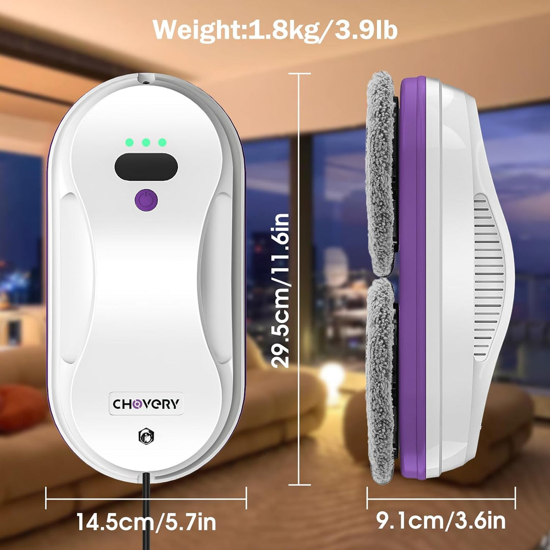 CHOVERY CL-2 Fensterputzroboter, der Fensterputzroboter Fenster Roboter mit Fernbedienung, automatis