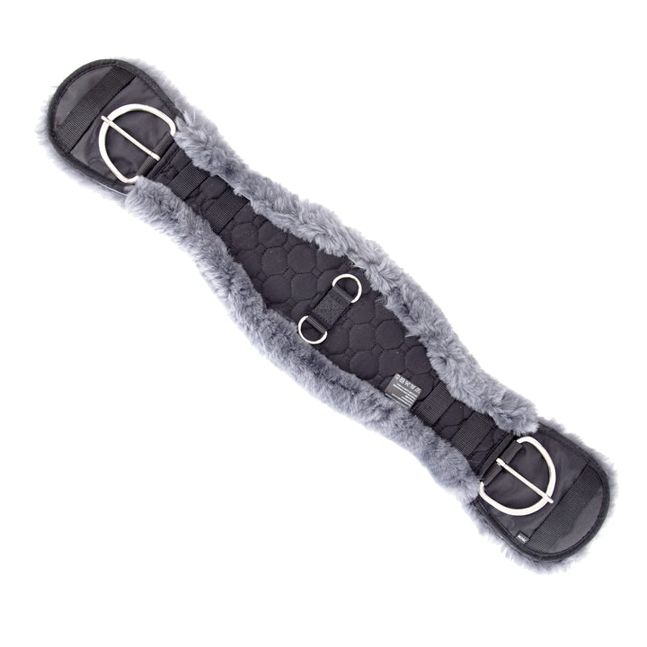 Merauno® Lammwolle Western Konturgurt Sattelgurt, aus Qualitäts Merino Lammwolle, Spezielle Anatomis