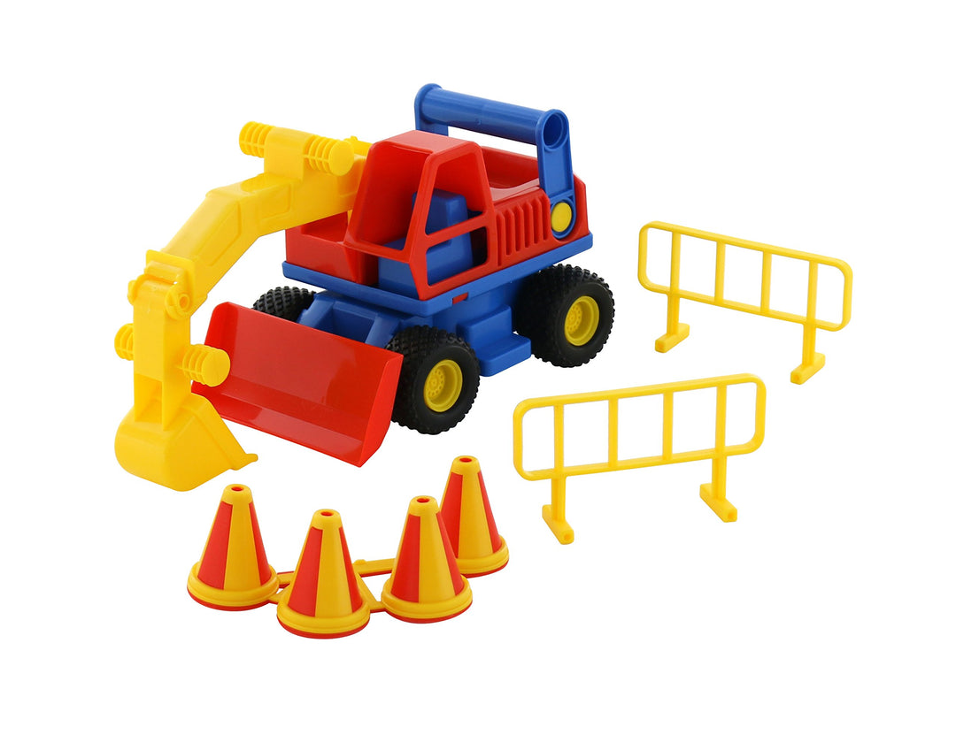 WADER ConsTruck Bagger Baustelle bunt