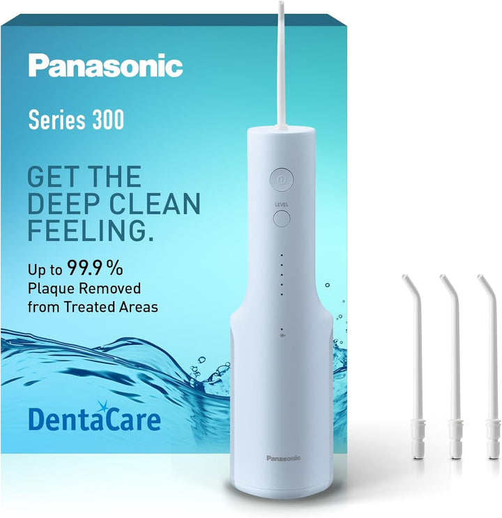 Panasonic Series 300 Munddusche EW-DJ27-A303, Munddusche für Zähne, 200 ml, IPX7, 4 normale Düsen, 5