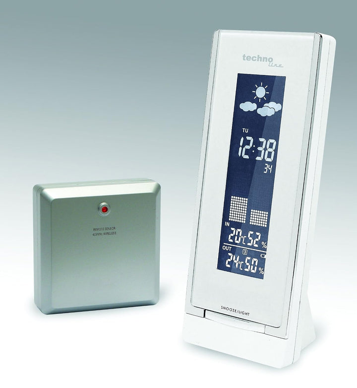 Wetterstation WS 6610 mit Vorhersage von Wettersituation, Anzeige von Temperaturen und Luftfeuchte w