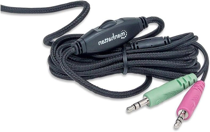 Manhattan Stereo Headset (Flexibles Mikrofon aus Edelstahl mit integrierter Lautstärkeregelung), 175