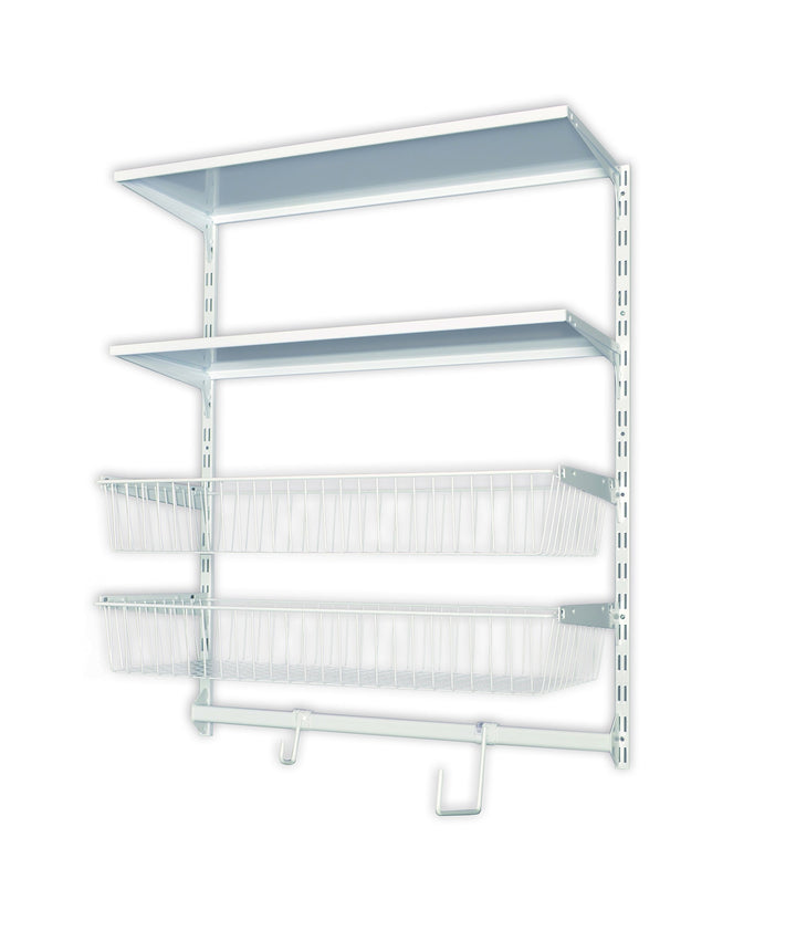 Element System Regalset PERFECT 1, Wandregal, Regal für Garage, Keller, Haushalt oder Speisekammer i