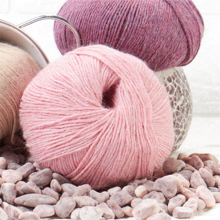 HANSA-FARM | Alpacare 100% die 1. maschinenwaschbare Baby Alpakawolle - 300 Set DK (6 x 50g) - kratz