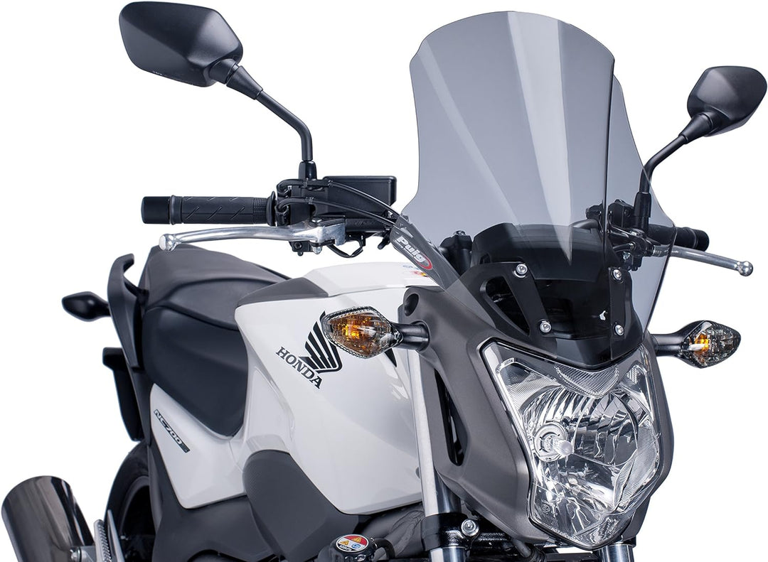 Puig 6361H Tourenscheibe, schwarz, schwarz