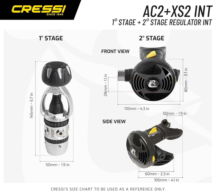 Cressi Atemregler XS2-AC2 INT, INT