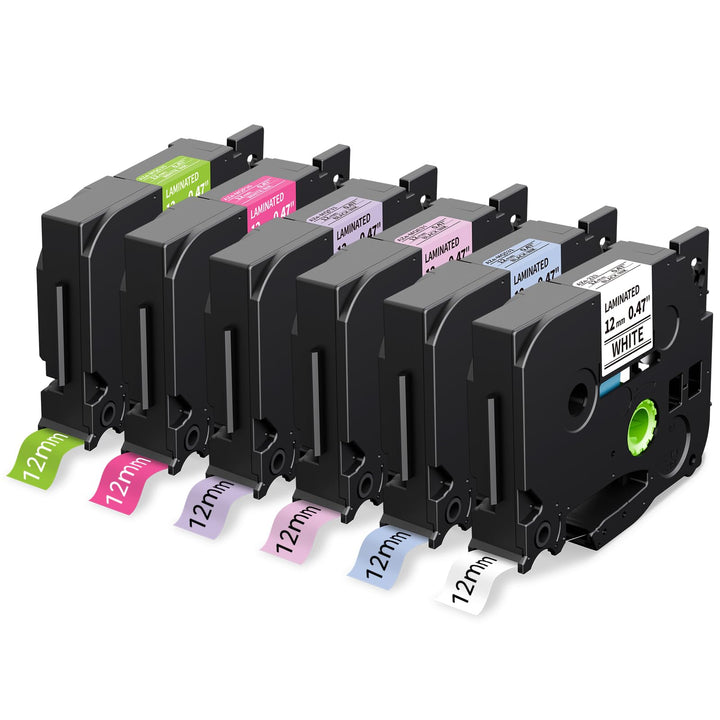 6x MarkField Kompatible Schriftband als Ersatz für Brother P-Touch TZ TZe-231 12mm x 8m 0,47 laminie